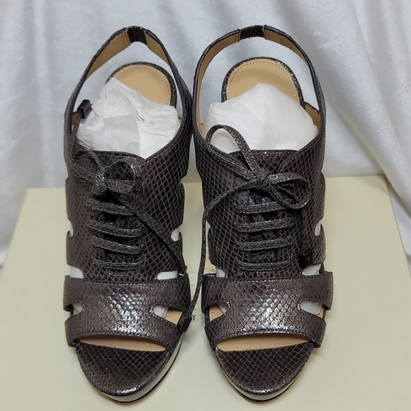 Coach Moreen Metallic Heels - Picture 4 of 13